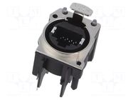 Connector: RJ45; socket; Cat: 5e; 8p8c; THT; 19.8x19.8mm AMPHENOL