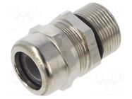 Cable gland; with earthing; M25; 1.5; IP66; brass HELUKABEL