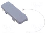 Protection cover; size 104.27; for double latch; IP66; C-TYPE ILME