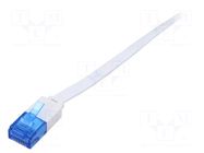 Patch cord; U/UTP; Cat: 6a; RJ45 plug,both sides; stranded; Cu; 1m GOOBAY