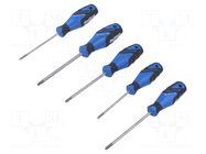 Torx®; T10,T15,T20,T25,T30; 5pcs; Kit: screwdriver GEDORE