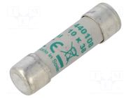 Fuse: fuse; 8A; 500VAC; aM; ceramic,cylindrical,industrial DF ELECTRIC