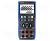 Meter: calibrator; loop; VDC: 0÷30V; VDC accuracy: ±(0.02%+2mV) AXIOMET
