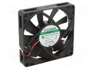 Fan: DC; axial; 12VDC; 80x80x15mm; 62.86m3/h; 36.1dBA; Vapo; 3500rpm SUNON