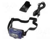 Torch: LED headtorch; IP68; 20lm,120lm,300lm,500lm; 35h LEDLENSER