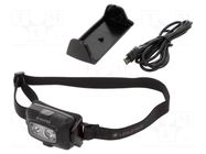 Torch: LED headtorch; IP68; 20lm,120lm,300lm,500lm; 35h; black LEDLENSER