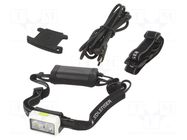 Torch: LED headtorch; IP54; 20lm,100lm,300lm,600lm; 35h LEDLENSER