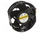 Fan: DC; axial; 48VDC; 172x150x51mm; 966m3/h; 83dBA; ball; 10500rpm SANYO DENKI