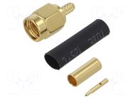 Connector: SMA; plug; male; straight; 50Ω; RG174,RG188(A),RG316 LINX TECHNOLOGIES / TE Connectivity