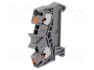 Splice terminal: rail; PTS; 24A; 800V; for DIN rail mounting; grey PHOENIX CONTACT