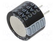 Supercapacitor; connectors; 100mF; 5.5VDC; -20÷80%; Ø13.5x9mm CAP-XX