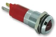 LED INDICATOR, 12V, MEGA RED