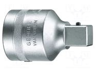 Reduction; socket spanner; Chrom-vanadium steel; Size: 1"F,3/4"M GEDORE