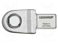 Wrench tip; torque,socket spanner; square; 3/4"; 14x18mm GEDORE