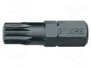 Screwdriver bit; XZN; XZN M12; 5/16"; Overall len: 38mm GEDORE