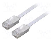 Patch cord; U/UTP; Cat: 6; RJ45 plug,both sides; stranded; Cu; 2m GOOBAY