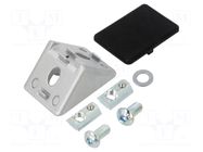 Angle bracket; for profiles; W: 40mm; H: 39.7mm; L: 39.7mm FATH
