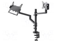 LCD/LED holder; black; 8kg; 75x75mm,100x100mm GOOBAY
