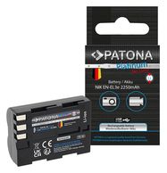 PATONA Platinum Battery with USB-C Input f. Nikon D700 D300 D200 D100 D80 D70 D50 EN-EL3e, PATONA