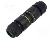 Connector: AC supply; snap-on; 24A; 450V; ways: 3; 10÷14mm; IP68 HSM