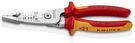 KNIPEX 13 76 200 ME SB WireStripper metric version insulated with multi-component grips, VDE-tested chrome-plated 200 mm