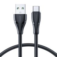 Joyroom USB - USB C 3A Surpass Series cable for fast charging and data transfer 1.2 m black (S-UC027A11), Joyroom