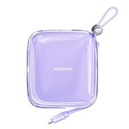 Joyroom powerbank 10000mAh Jelly Series 22.5W with built-in Lightning cable purple (JR-L003), Joyroom