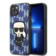 Karl Lagerfeld KLHCP13MPMNIKBL iPhone 13 6.1" hardcase blue/blue Monogram Ikonik Patch, Karl Lagerfeld