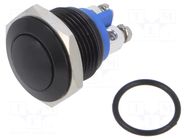 Switch: vandal resistant; Pos: 2; SPST-NO; 2A/48VDC; IP65; OFF-(ON) E-SWITCH