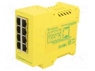 Switch Ethernet; unmanaged; Number of ports: 8; 5÷30VDC; RJ45; SW BRAINBOXES