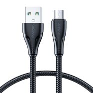 Joyroom Surpass Series A11 USB-A / micro USB 2.4A cable 0.25 m - black, Joyroom