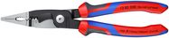 KNIPEX 13 82 200 Pliers for Electrical Installation with comfort handles black atramentized 200 mm