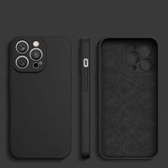 Silicone case for Samsung Galaxy A34 5G silicone cover black, Hurtel