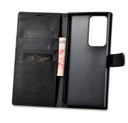 iCarer Wallet Case for Samsung Galaxy S23 Ultra leather case wallet black, iCarer