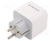 Power socket; WIFI; 220÷240VAC; 16A; intelligent house; 3680W GEMBIRD