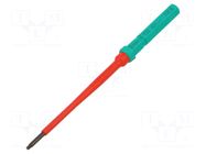 Interchangeable blade; insulated; Torx®; TX08; Overall len: 157mm WERA