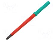Interchangeable blade; insulated; Torx®; TX27; Overall len: 157mm WERA