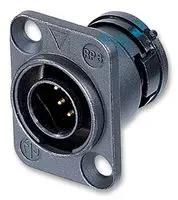 PLUG, PANEL MOUNT, 8POLE