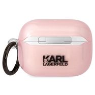 Karl Lagerfeld KLAPHNCHTCP Airpods Pro cover pink/pink Ikonik Choupette, Karl Lagerfeld