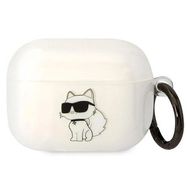 Karl Lagerfeld KLAPHNCHTCT Airpods Pro cover transparent Ikonik Choupette, Karl Lagerfeld
