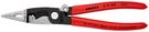 KNIPEX 13 91 200 Pliers for Electrical Installation plastic coated black atramentized 200 mm