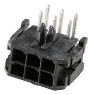 CONNECTOR, HEADER, 6POS, 2ROW, 3MM