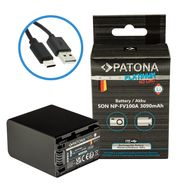 PATONA Platinum battery with USB-C input for Sony NP-FV100 FDR-AX40 FDR-AX45 FDR-CX680 NEX-VG30, PATONA