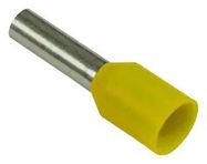 TERMINAL, WIRE FERRULE, 10AWG, YEL