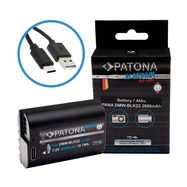 PATONA Platinum battery with USB-C input for Panasonic DMW-BLK22 S5 G9 GH5 GH5S, PATONA