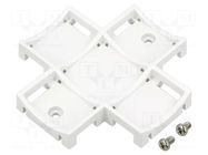 Holder; ASA; for enclosures; light grey; 73; TAKACHI TAKACHI