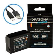 PATONA Platinum battery with USB-C input for Panasonic DMW-BLC12 FZ2000 FZ300 GX8 G81 GH2, PATONA