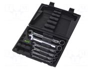 Tools set: keys; box; rattle,combination spanner; 6pcs. RECA