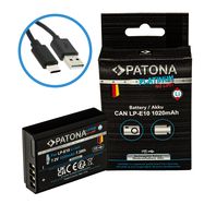 PATONA Platinum battery with USB-C input for Canon LP-E10 LPE10 EOS1100D EOS 1100D, PATONA