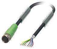 SENSOR CORD, 8P, M8 RCPT-FREE END, 3M